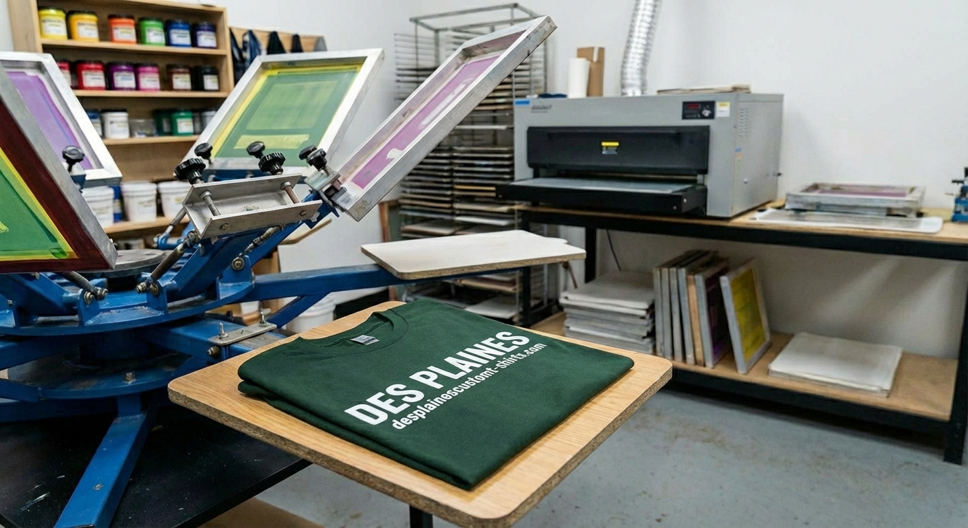 Custom screen printing for Des Plaines IL 60016 60018